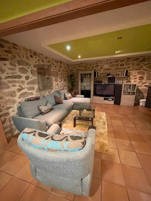 Chalet Casa Con Piscina En Arbo Vigo Exterior foto