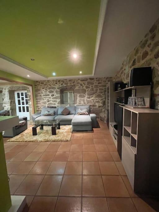 Chalet Casa Con Piscina En Arbo Vigo Exterior foto